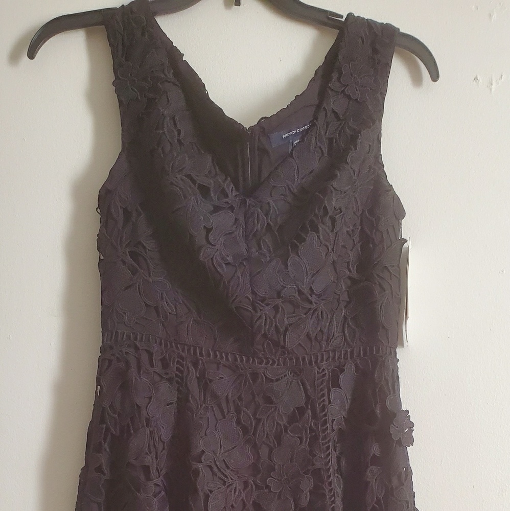 French Connection Romantic Lace Sleeveless Dress